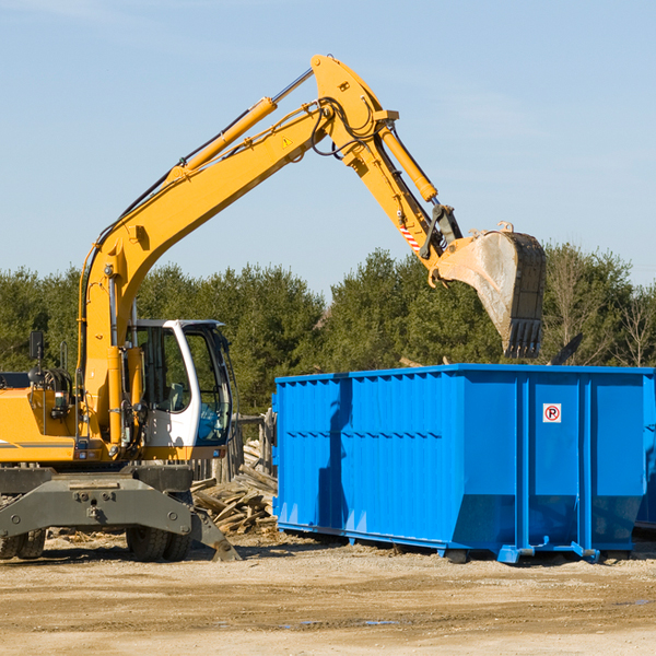 how many times can i have a residential dumpster rental emptied in Tieton WA